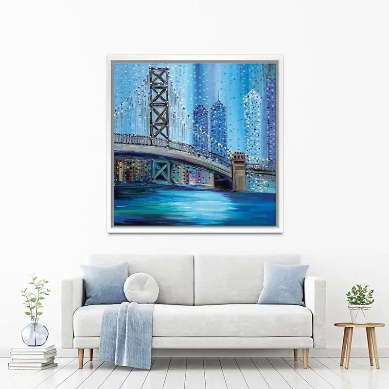 Philadelphia Bridge Canvas Print Philadelphia Bridge Canvas Print wall art product Ekaterina Ermilkina