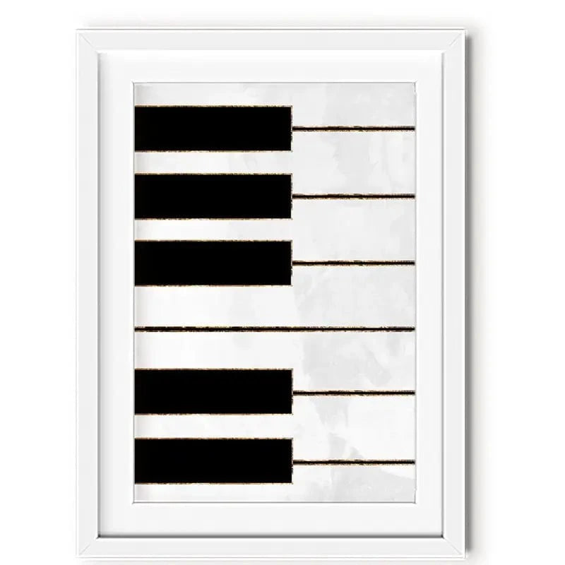 Piano Framed Art Print Piano Framed Art Print wall art product Sarah Manovski