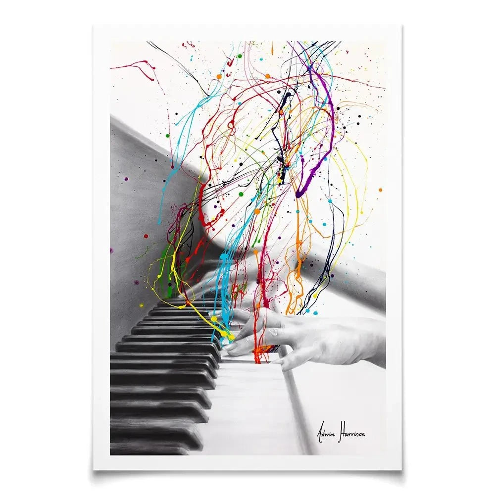 Piano Performance Art Print Piano Performance Art Print wall art product Ashvin Harrison