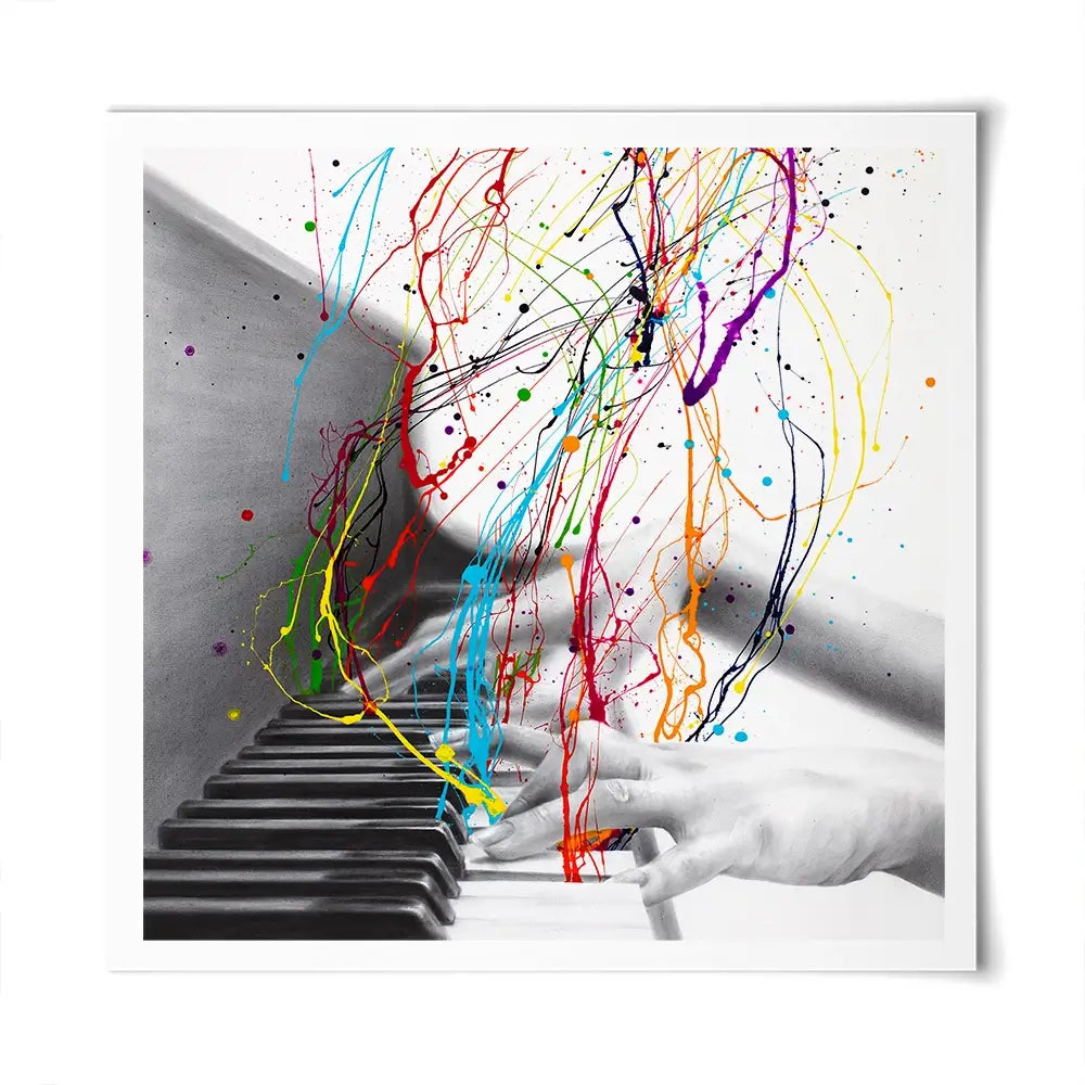 Piano Performance Square Art Print Piano Performance Square Art Print wall art product Ashvin Harrison