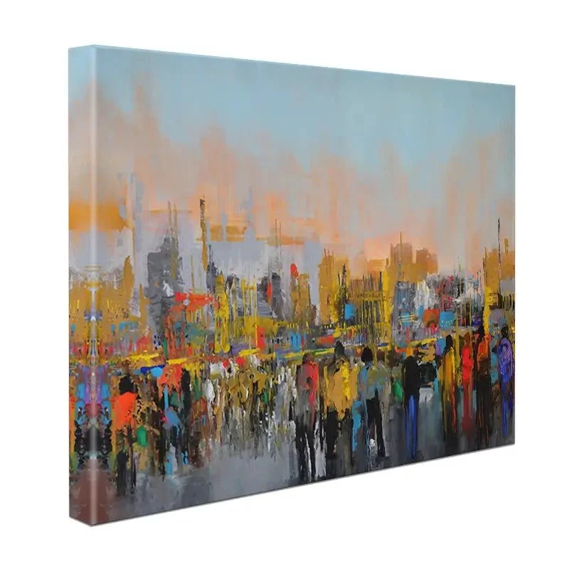 Piazza Canvas Print Piazza Canvas Print wall art product Maria Moretti
