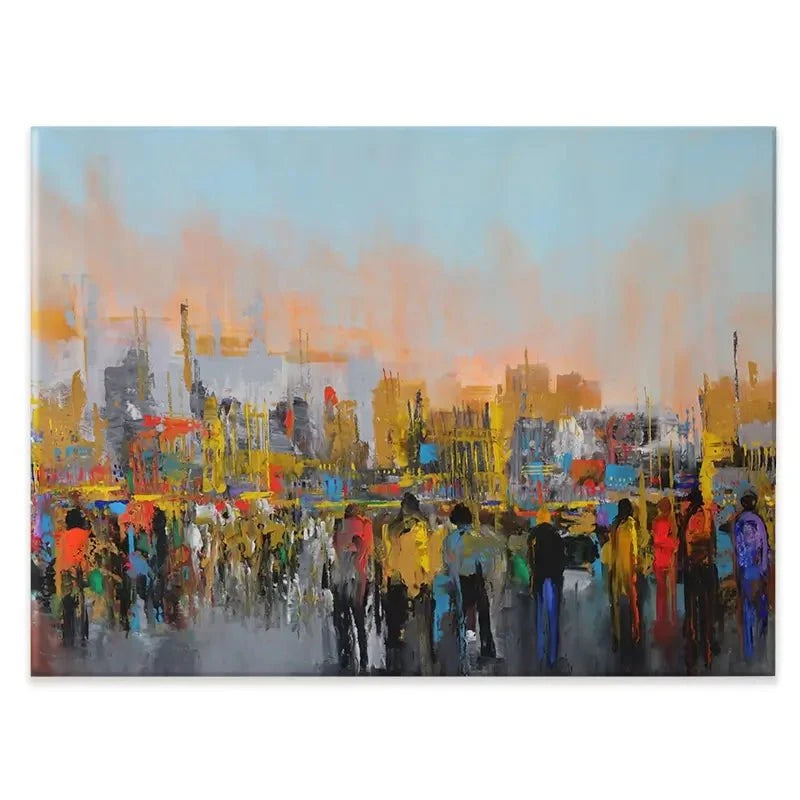 Piazza Canvas Print Piazza Canvas Print wall art product Maria Moretti