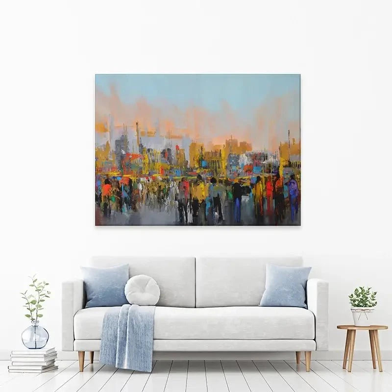Piazza Canvas Print Piazza Canvas Print wall art product Maria Moretti