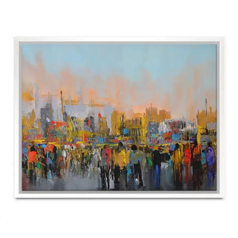 Piazza Canvas Print Piazza Canvas Print wall art product Maria Moretti