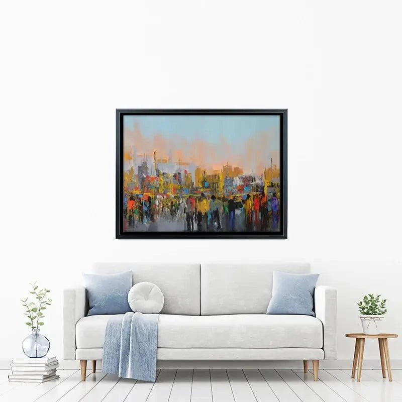 Piazza Canvas Print Piazza Canvas Print wall art product Maria Moretti