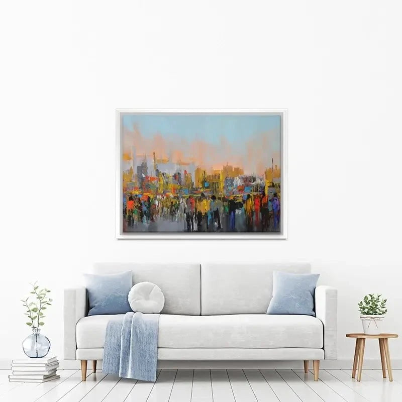 Piazza Canvas Print Piazza Canvas Print wall art product Maria Moretti