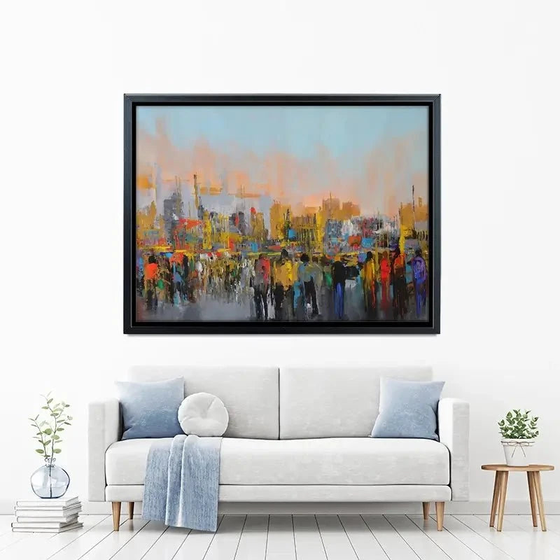 Piazza Canvas Print Piazza Canvas Print wall art product Maria Moretti