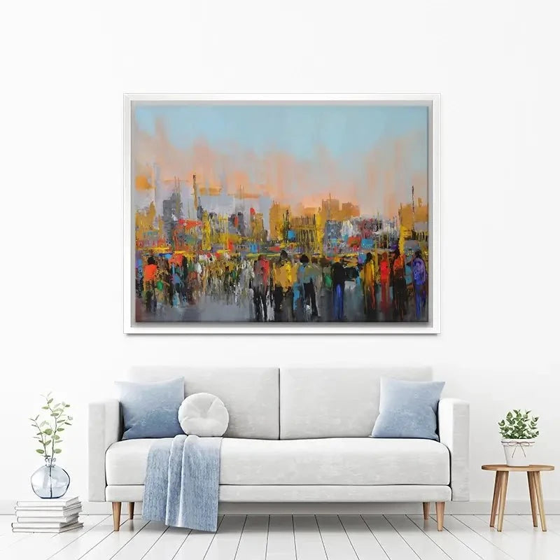 Piazza Canvas Print Piazza Canvas Print wall art product Maria Moretti
