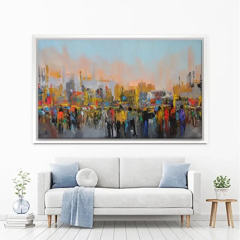Piazza Canvas Print Piazza Canvas Print wall art product Maria Moretti