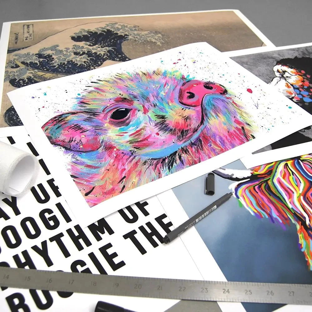 Pig Boo Art Print Pig Boo Art Print wall art product Emma LC Art