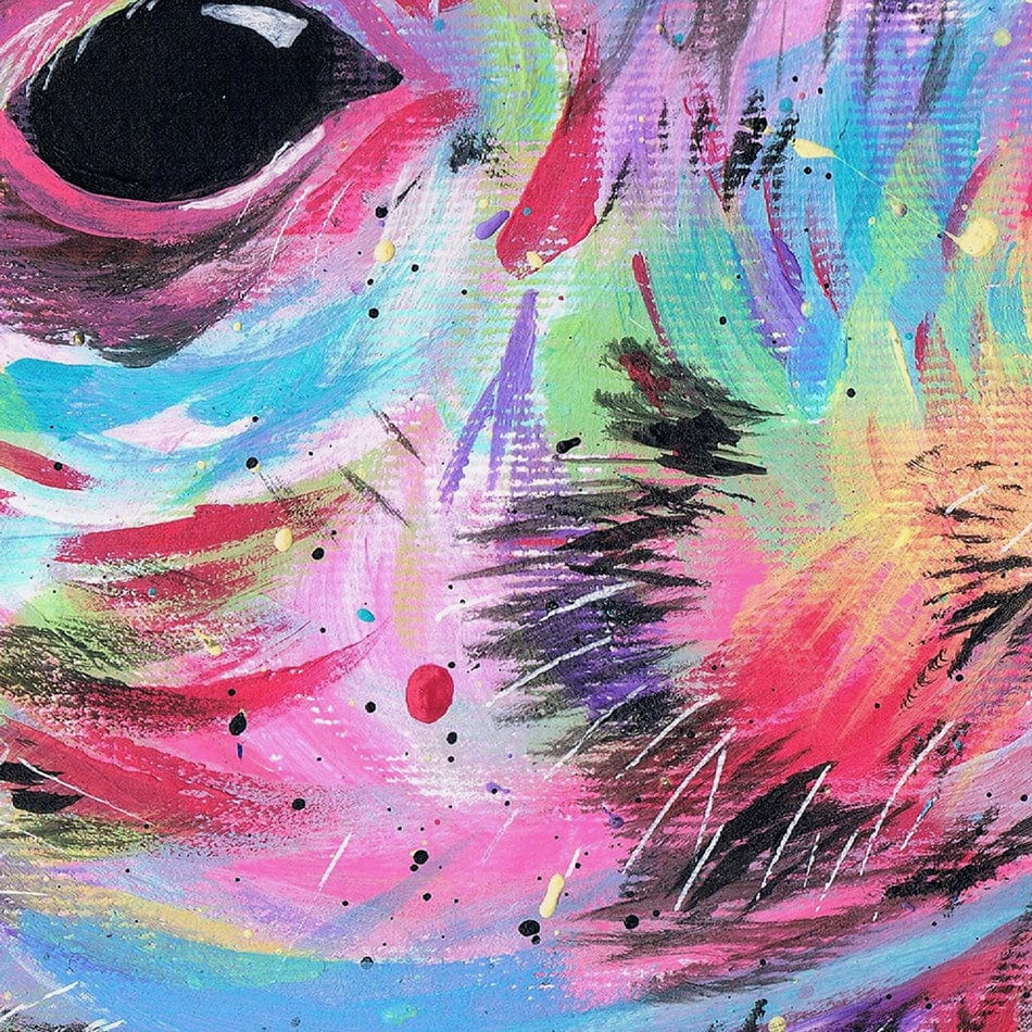 Pig Boo Canvas Print wall art product Emma LC Art
