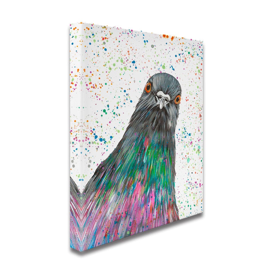 Pigeon Carter Canvas Print wall art product Emma LC Art