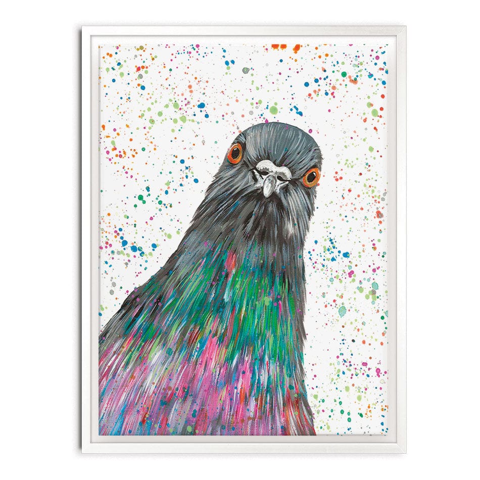 Pigeon Carter Canvas Print wall art product Emma LC Art