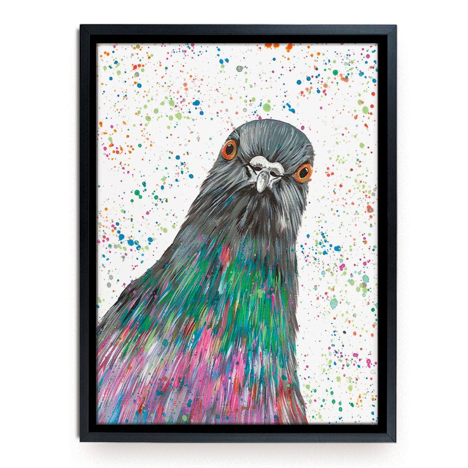 Pigeon Carter Canvas Print wall art product Emma LC Art