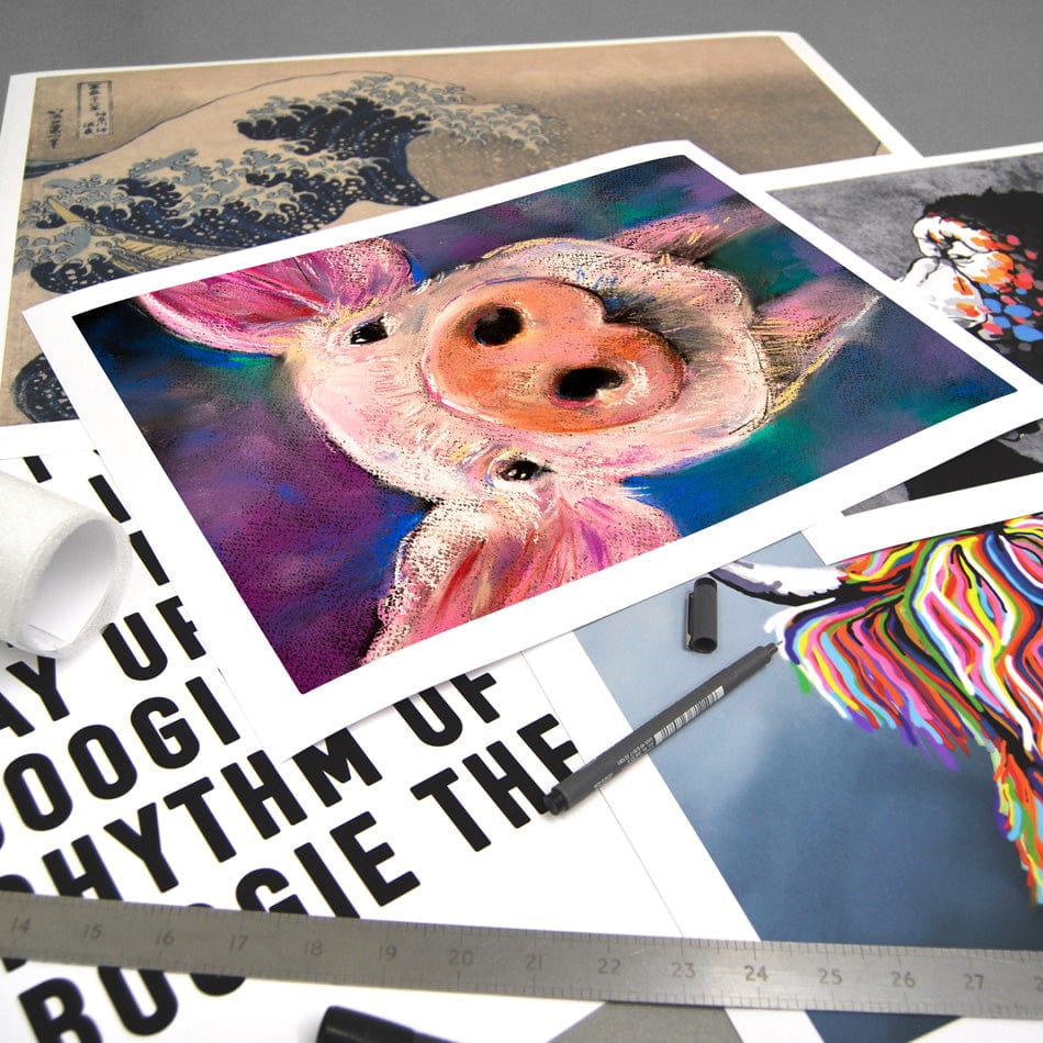 Piggy Art Print wall art product / Shutterstock