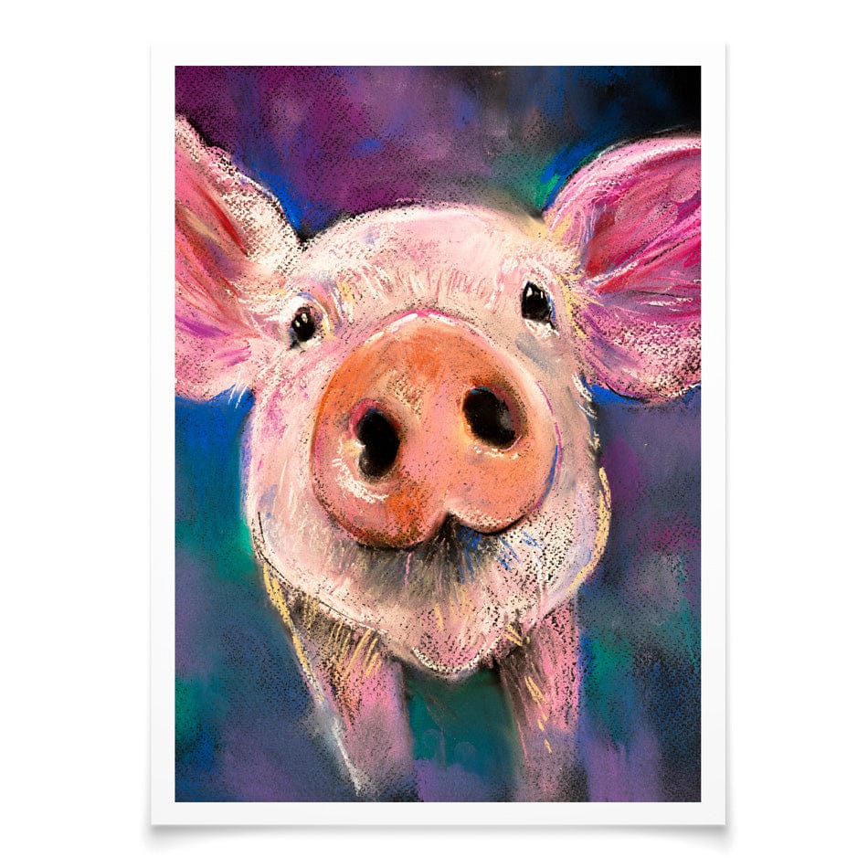 Piggy Art Print wall art product / Shutterstock