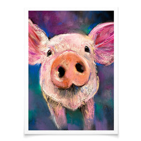 Piggy Art Print wall art product / Shutterstock