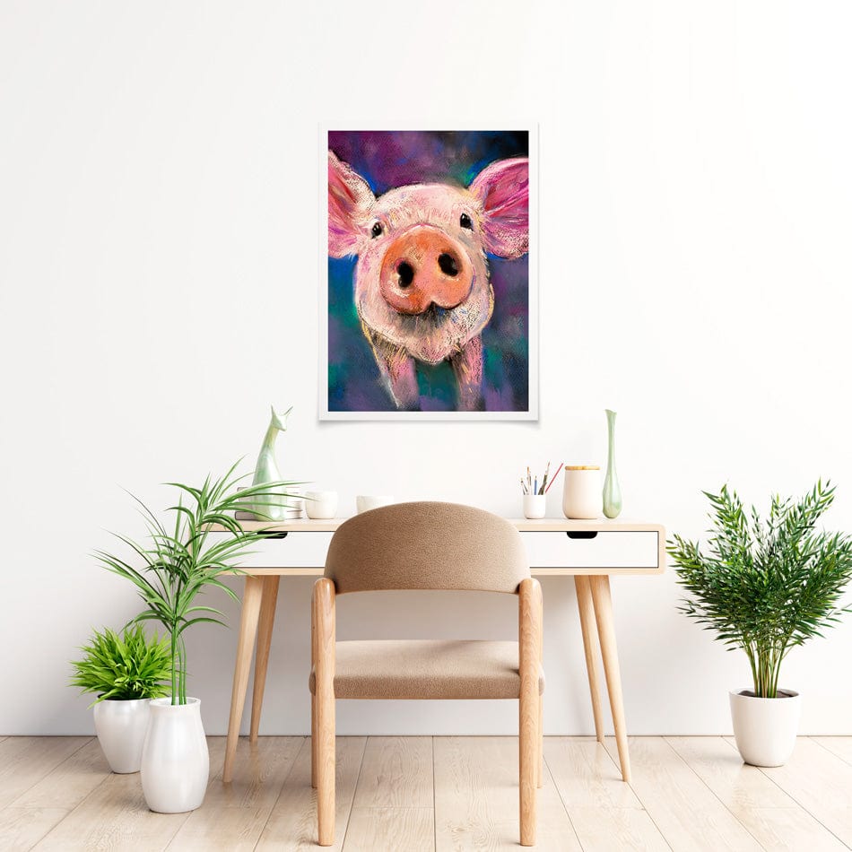 Piggy Art Print wall art product / Shutterstock