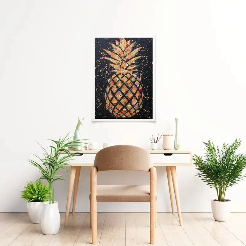 Pineapple Art Print Pineapple Art Print wall art product Studio Paint-Ing