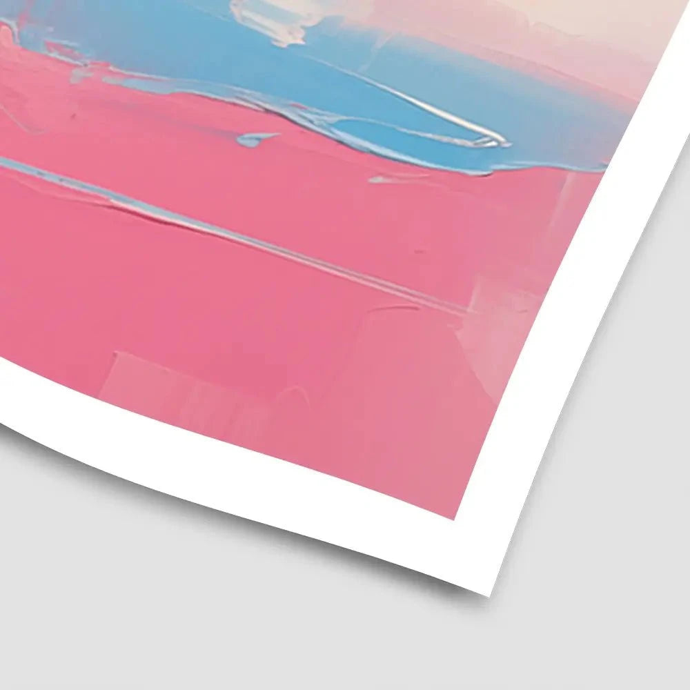Pink Beach Art Print Pink Beach Art Print wall art product Arlington Prints - Independent