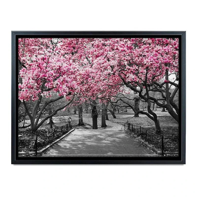 Pink Blossom Trees Canvas Print Pink Blossom Trees Canvas Print wall art product Ryan DeBerardinis / Shutterstock