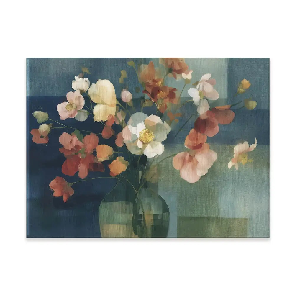Pink Bouquet In Vase Canvas Print Pink Bouquet In Vase Canvas Print wall art product Chromatic Storm Studio