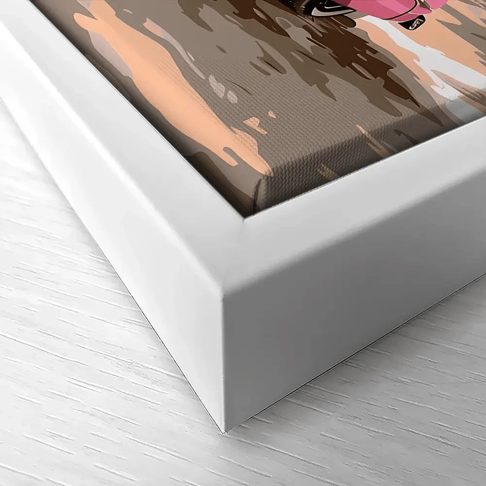 Pink Cadillac Canvas Print Pink Cadillac Canvas Print wall art product Art Print Shop