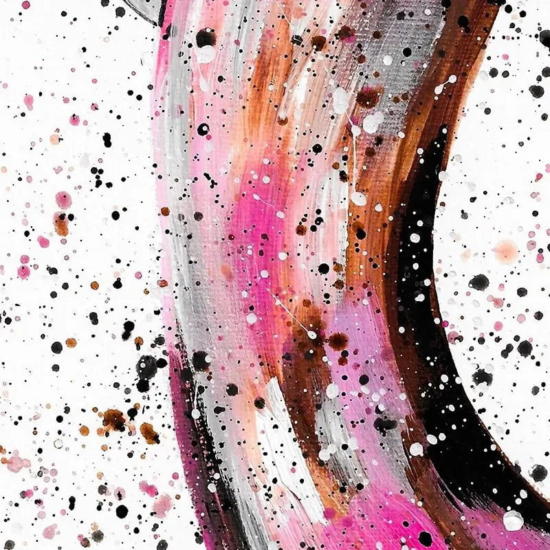 Pink Curves Art Print Pink Curves Art Print wall art product Emma LC Art