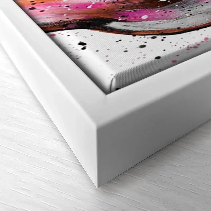 Pink Curves Canvas Print Pink Curves Canvas Print wall art product Emma LC Art