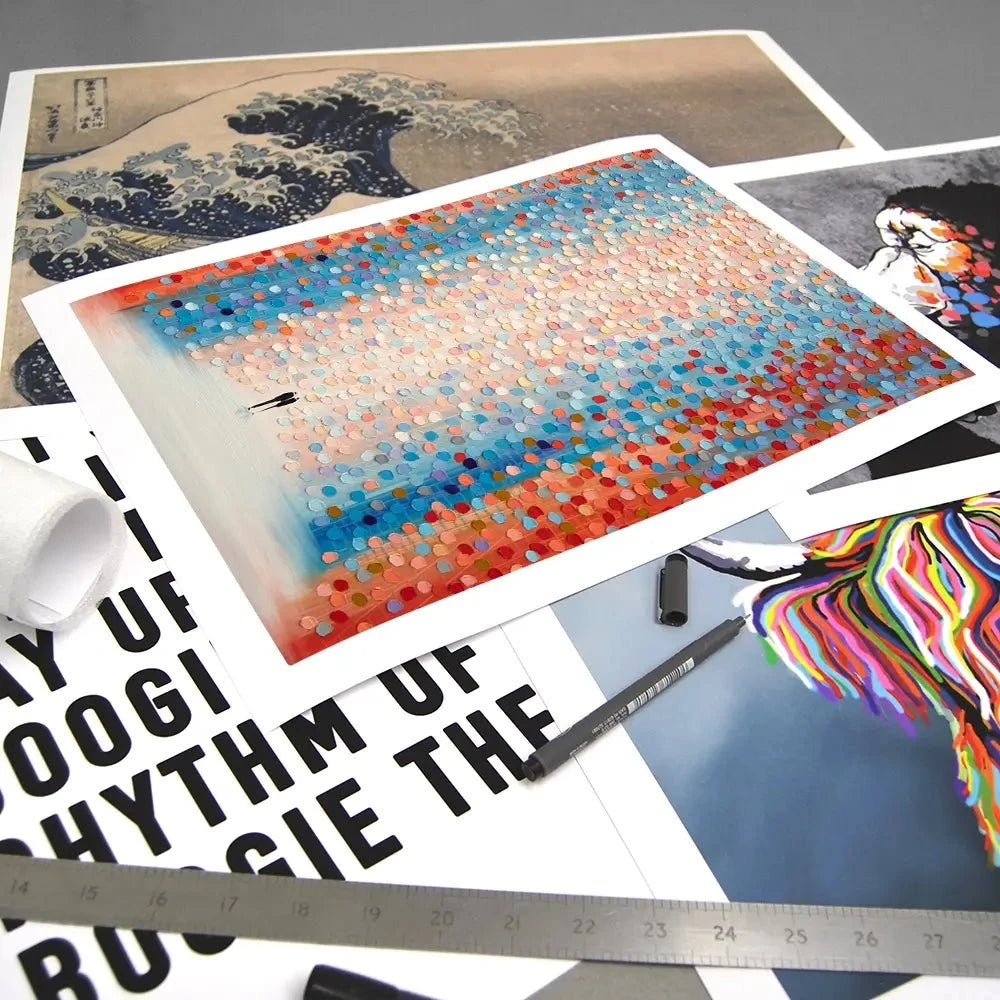 Pink Day Art Print Pink Day Art Print wall art product Ekaterina Ermilkina