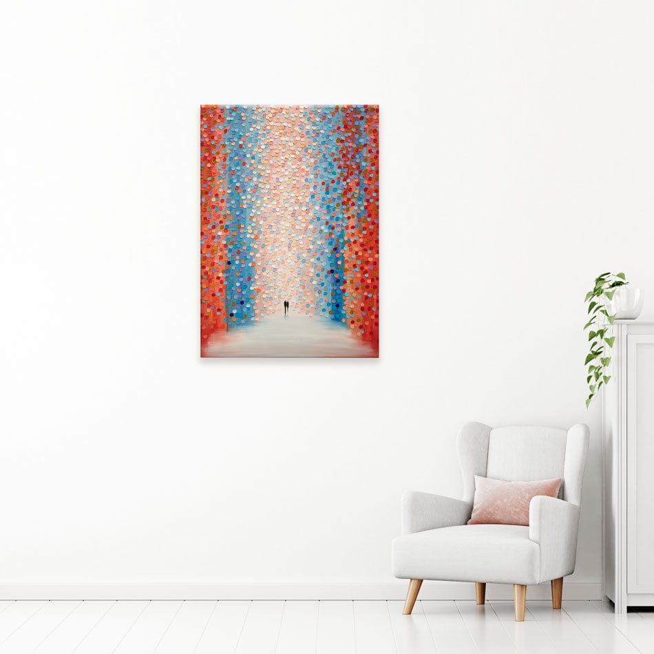 Pink Day Canvas Print wall art product Ekaterina Ermilkina / Independent