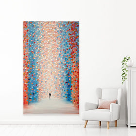 Pink Day Canvas Print wall art product Ekaterina Ermilkina / Independent