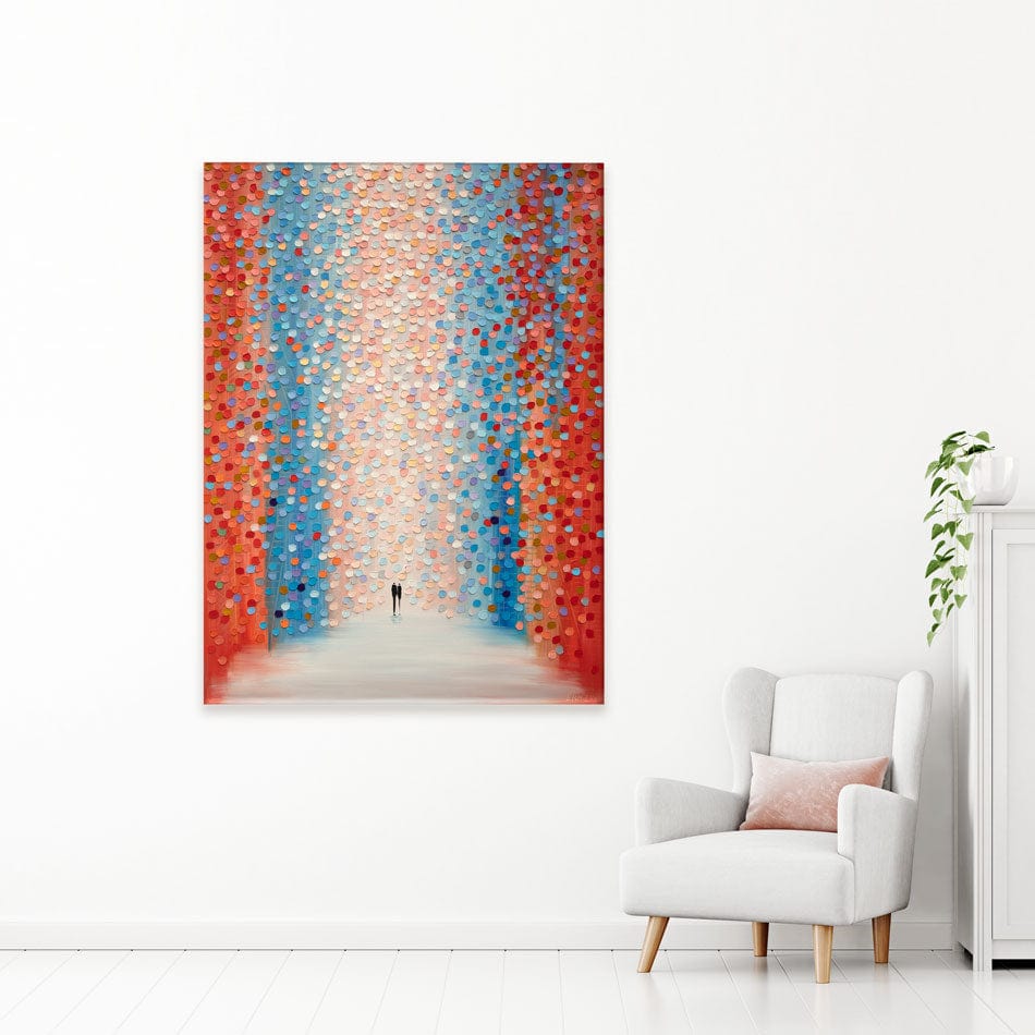 Pink Day Canvas Print wall art product Ekaterina Ermilkina / Independent