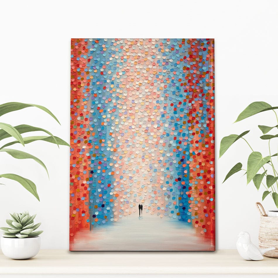 Pink Day Canvas Print wall art product Ekaterina Ermilkina / Independent