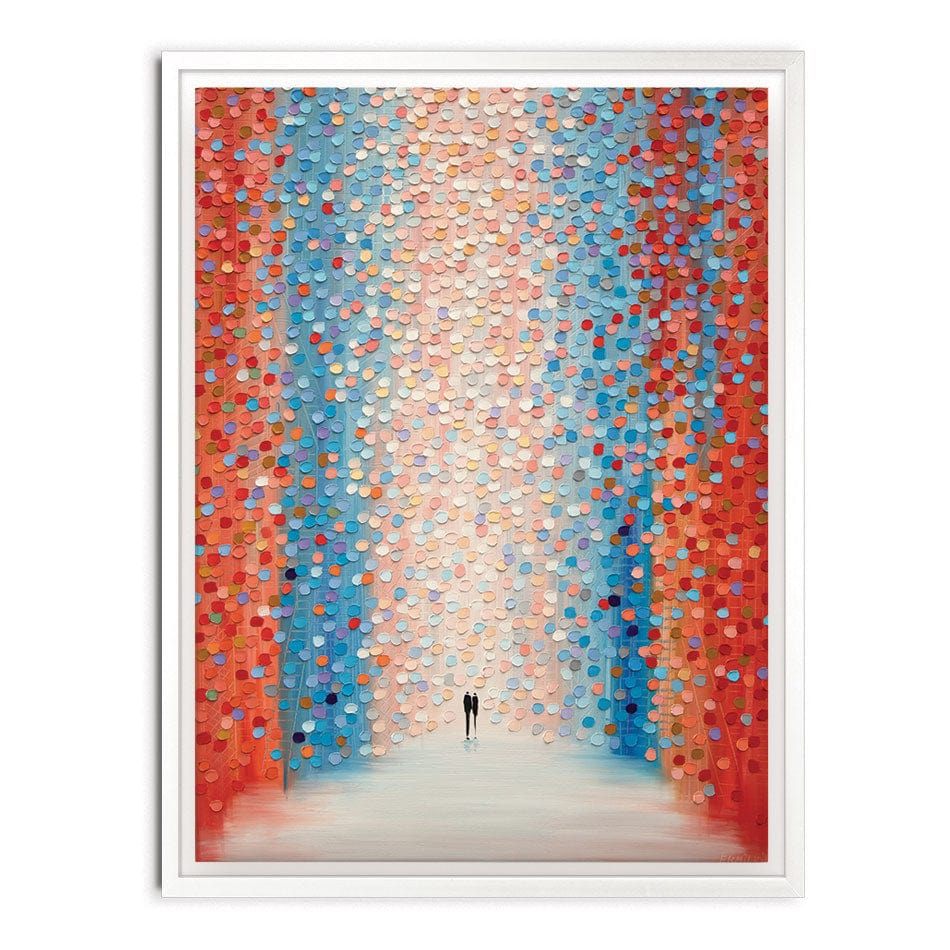 Pink Day Canvas Print wall art product Ekaterina Ermilkina / Independent