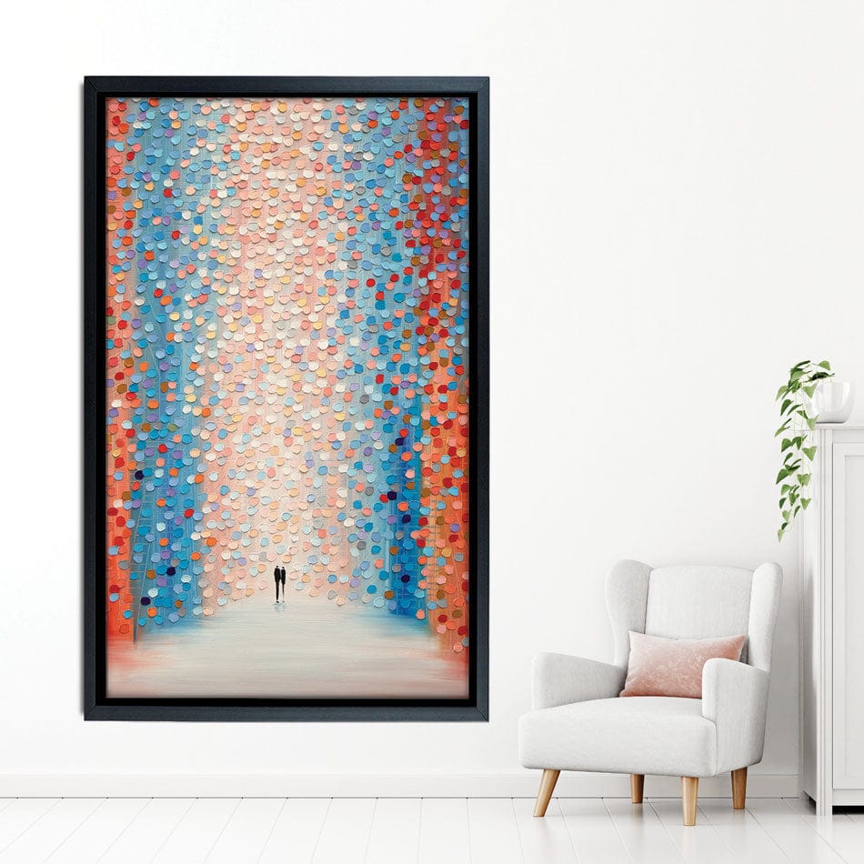 Pink Day Canvas Print wall art product Ekaterina Ermilkina / Independent