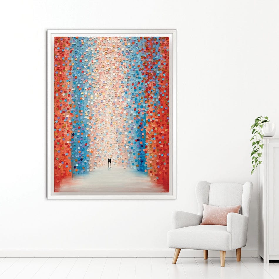 Pink Day Canvas Print wall art product Ekaterina Ermilkina / Independent