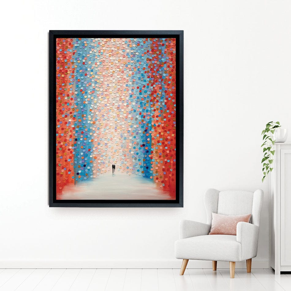 Pink Day Canvas Print wall art product Ekaterina Ermilkina / Independent