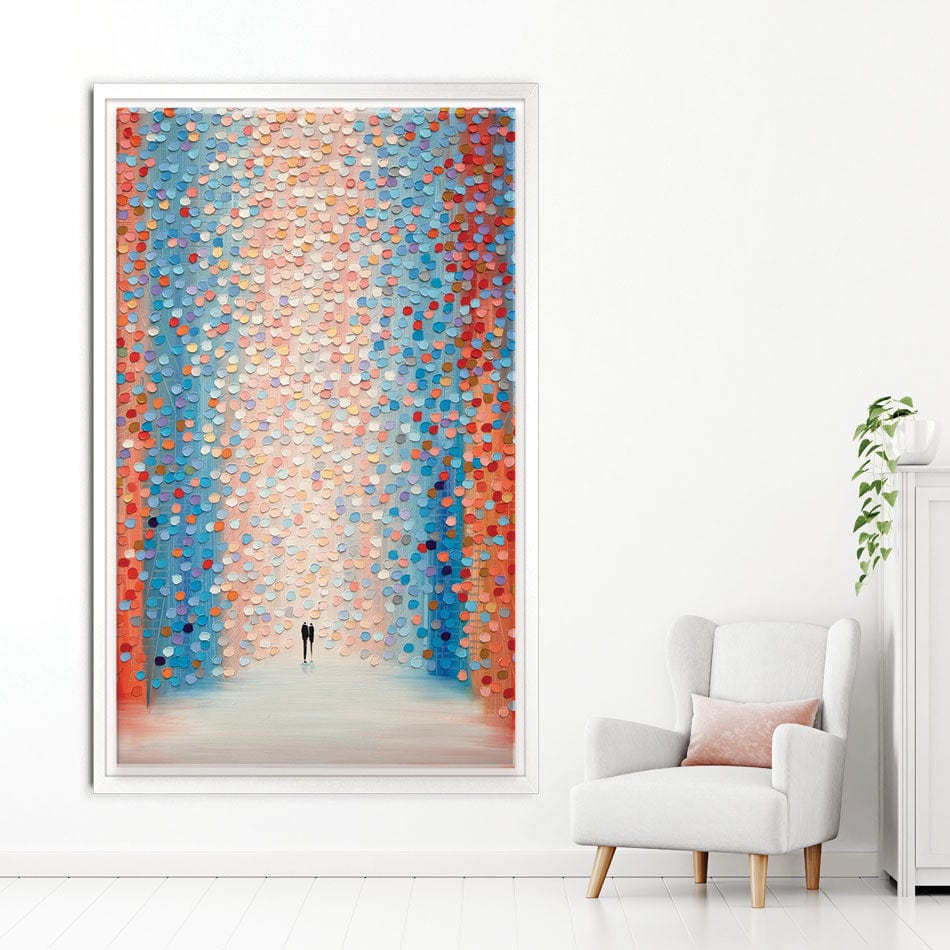 Pink Day Canvas Print wall art product Ekaterina Ermilkina / Independent