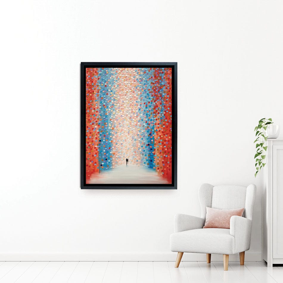 Pink Day Canvas Print wall art product Ekaterina Ermilkina / Independent