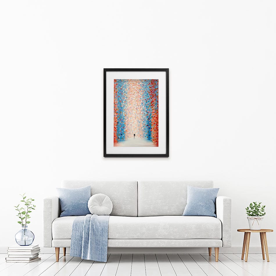 Pink Day Framed Art Print wall art product Ekaterina Ermilkina / Independent