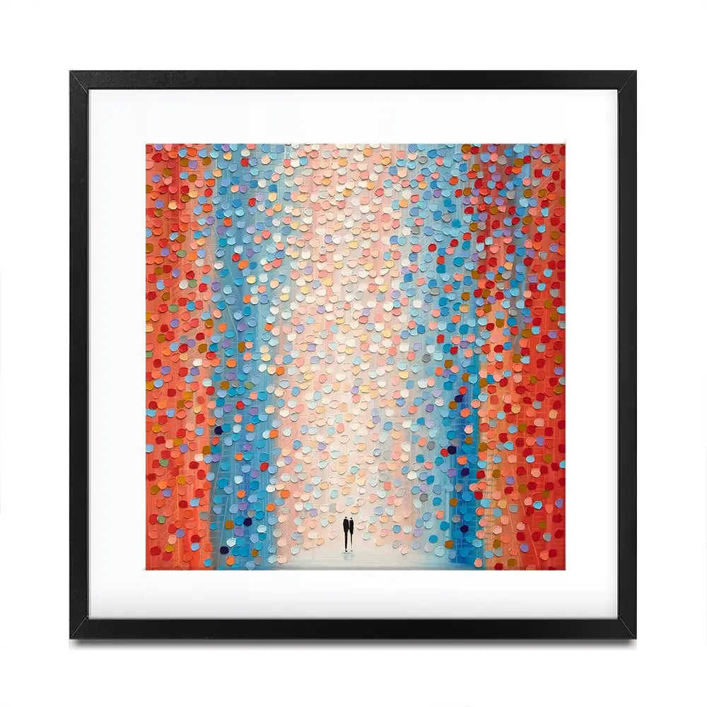 Pink Day Square Framed Art Print Pink Day Square Framed Art Print wall art product Art Print Shop