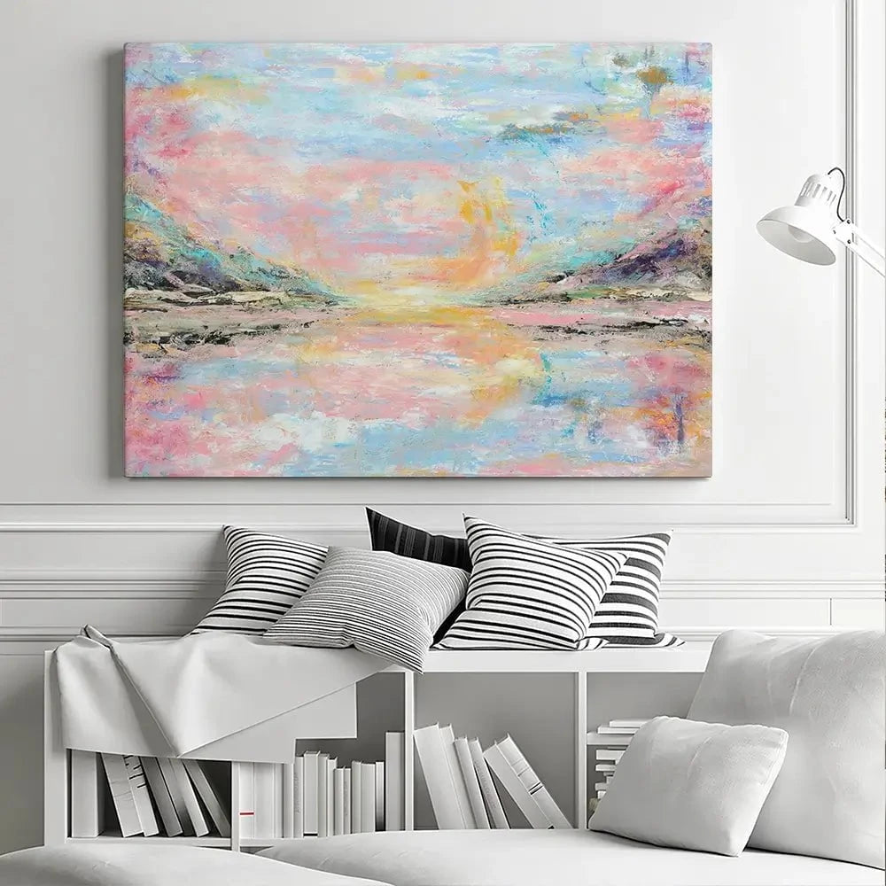 Pink Haze Canvas Print Pink Haze Canvas Print wall art product Larisa Lavrova / Shutterstock