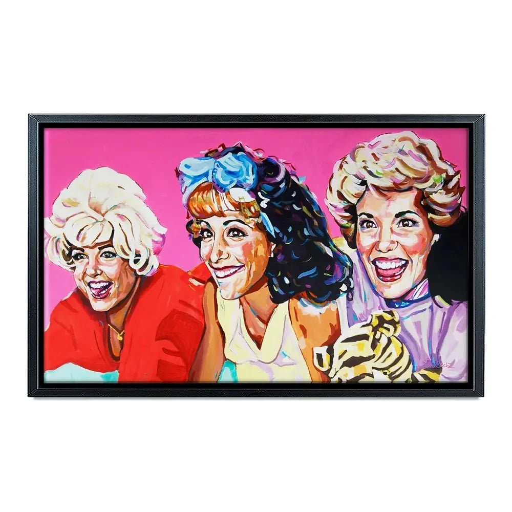 Pink Ladies Canvas Print Pink Ladies Canvas Print wall art product Juliet Stockton