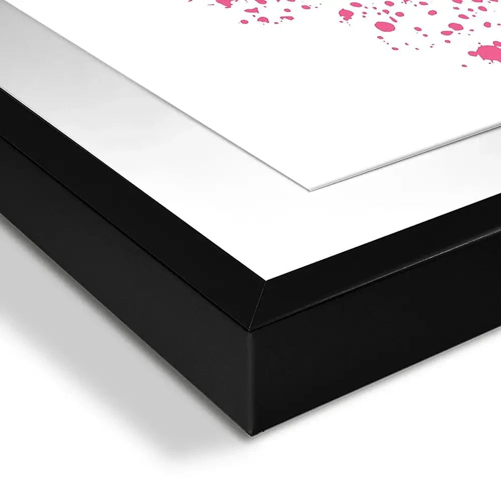 Pink Lips Framed Art Print Pink Lips Framed Art Print wall art product KenoKickit / Shutterstock