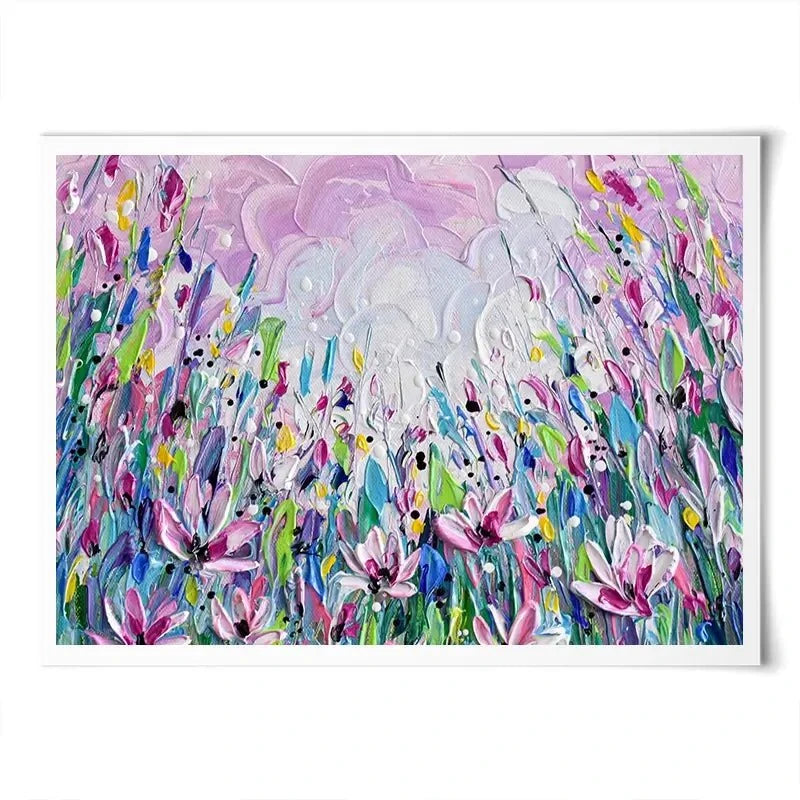 Pink Meadow 2 Art Print Pink Meadow 2 Art Print wall art product Olga Tkachyk