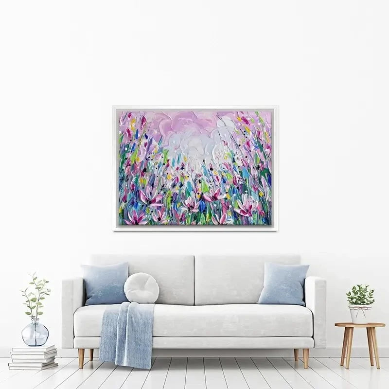Pink Meadow 2 Canvas Print Pink Meadow 2 Canvas Print wall art product Olga Tkachyk