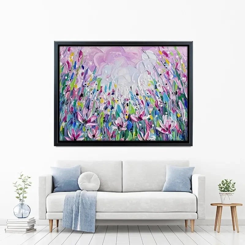 Pink Meadow 2 Canvas Print Pink Meadow 2 Canvas Print wall art product Olga Tkachyk