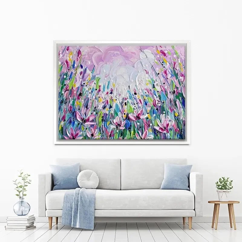 Pink Meadow 2 Canvas Print Pink Meadow 2 Canvas Print wall art product Olga Tkachyk