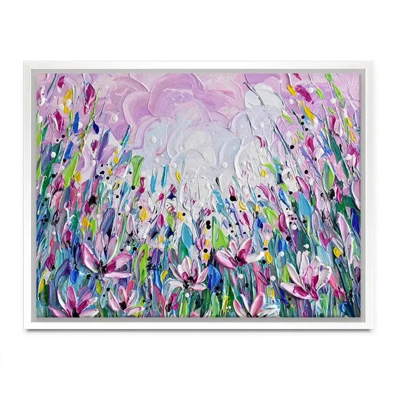 Pink Meadow 2 Canvas Print Pink Meadow 2 Canvas Print wall art product Olga Tkachyk